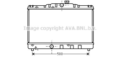 AVA QUALITY COOLING Радиатор, охлаждение двигателя TO2115